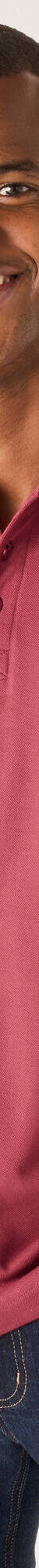 Polo uni maille piquée manches longues (rose foncé) Polo uni maille piquée manches longues (rose foncé)